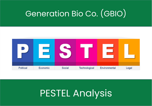 PESTEL Analysis of Generation Bio Co. (GBIO)