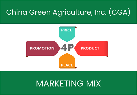 Marketing Mix Analysis of China Green Agriculture, Inc. (CGA)