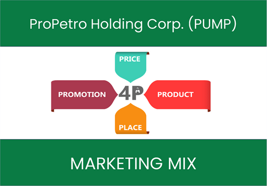 Marketing Mix Analysis of ProPetro Holding Corp. (PUMP)