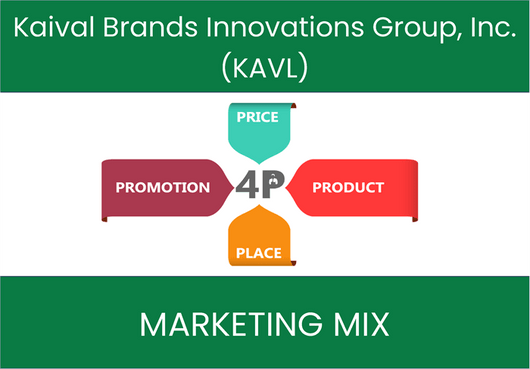 Marketing Mix Analysis of Kaival Brands Innovations Group, Inc. (KAVL)