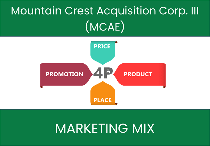 Marketing Mix Analysis of Mountain Crest Acquisition Corp. III (MCAE)