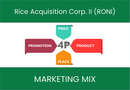 Marketing Mix Analysis of Rice Acquisition Corp. II (RONI)