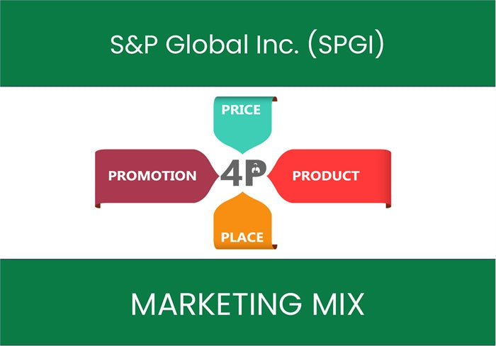 Marketing Mix Analysis of S&P Global Inc. (SPGI).