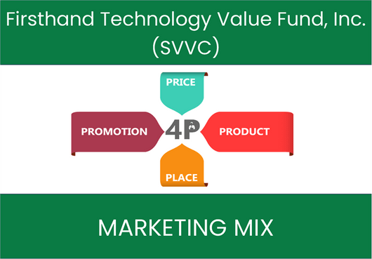 Marketing Mix Analysis of Firsthand Technology Value Fund, Inc. (SVVC)