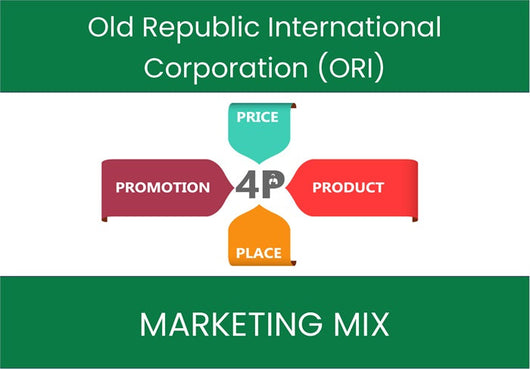 Marketing Mix Analysis of Old Republic International Corporation (ORI).
