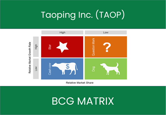 Taoping Inc. (TAOP) BCG Matrix Analysis