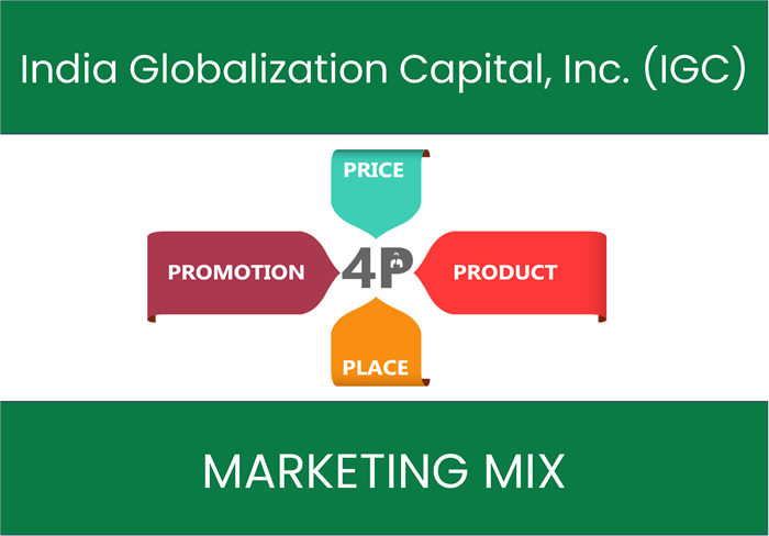 Marketing Mix Analysis of India Globalization Capital, Inc. (IGC)