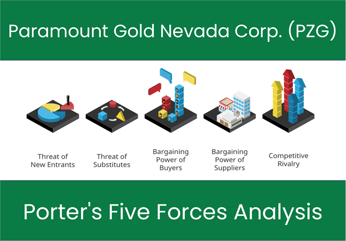 What are the Michael Porter’s Five Forces of Paramount Gold Nevada Corp. (PZG)?