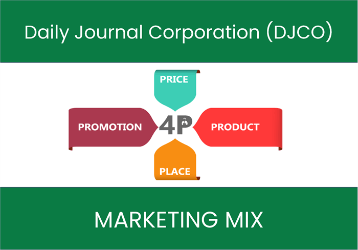 Marketing Mix Analysis of Daily Journal Corporation (DJCO)