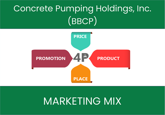 Marketing Mix Analysis of Concrete Pumping Holdings, Inc. (BBCP)
