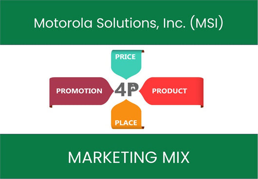 Marketing Mix Analysis of Motorola Solutions, Inc. (MSI).