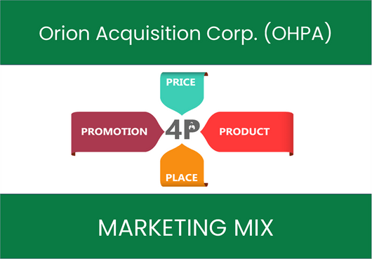 Marketing Mix Analysis of Orion Acquisition Corp. (OHPA)