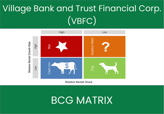 Village Bank and Trust Financial Corp. (VBFC) BCG Matrix Analysis