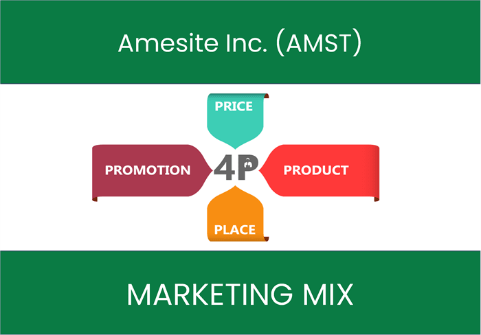 Marketing Mix Analysis of Amesite Inc. (AMST)