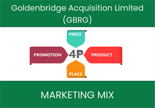 Marketing Mix Analysis of Goldenbridge Acquisition Limited (GBRG)