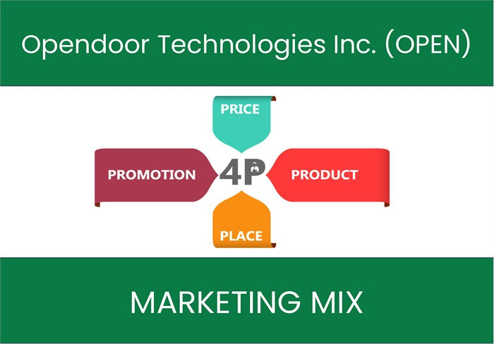 Marketing Mix Analysis of Opendoor Technologies Inc. (OPEN).