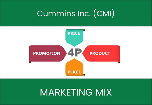 Marketing Mix Analysis of Cummins Inc. (CMI).