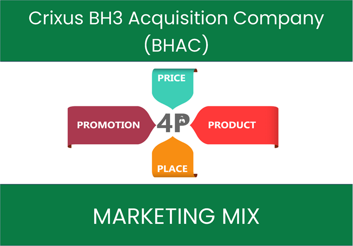 Marketing Mix Analysis of Crixus BH3 Acquisition Company (BHAC)