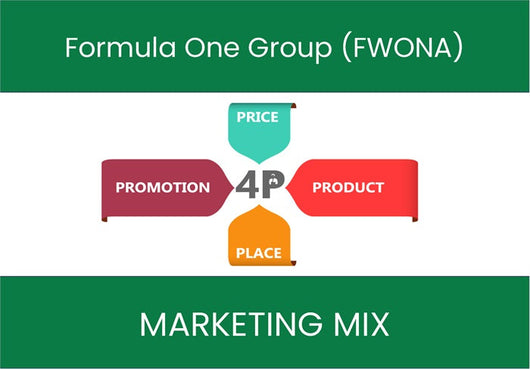 Marketing Mix Analysis of Formula One Group (FWONA).