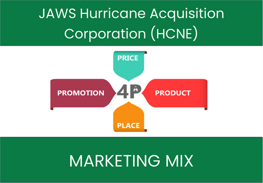 Marketing Mix Analysis of JAWS Hurricane Acquisition Corporation (HCNE)