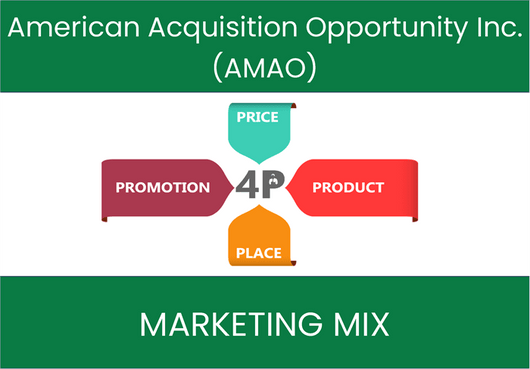 Marketing Mix Analysis of American Acquisition Opportunity Inc. (AMAO)