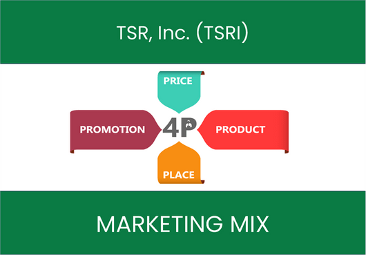 Marketing Mix Analysis of TSR, Inc. (TSRI)