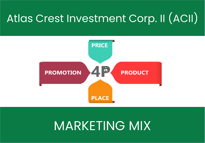 Marketing Mix Analysis of Atlas Crest Investment Corp. II (ACII)