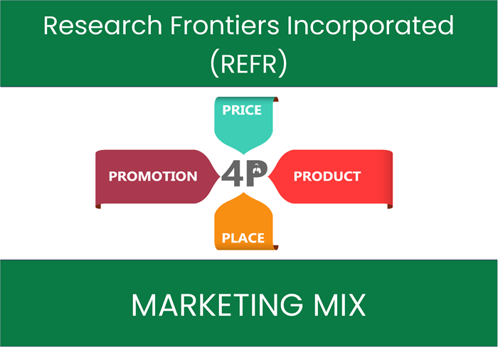 Marketing Mix Analysis of Research Frontiers Incorporated (REFR)