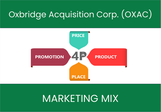 Marketing Mix Analysis of Oxbridge Acquisition Corp. (OXAC)
