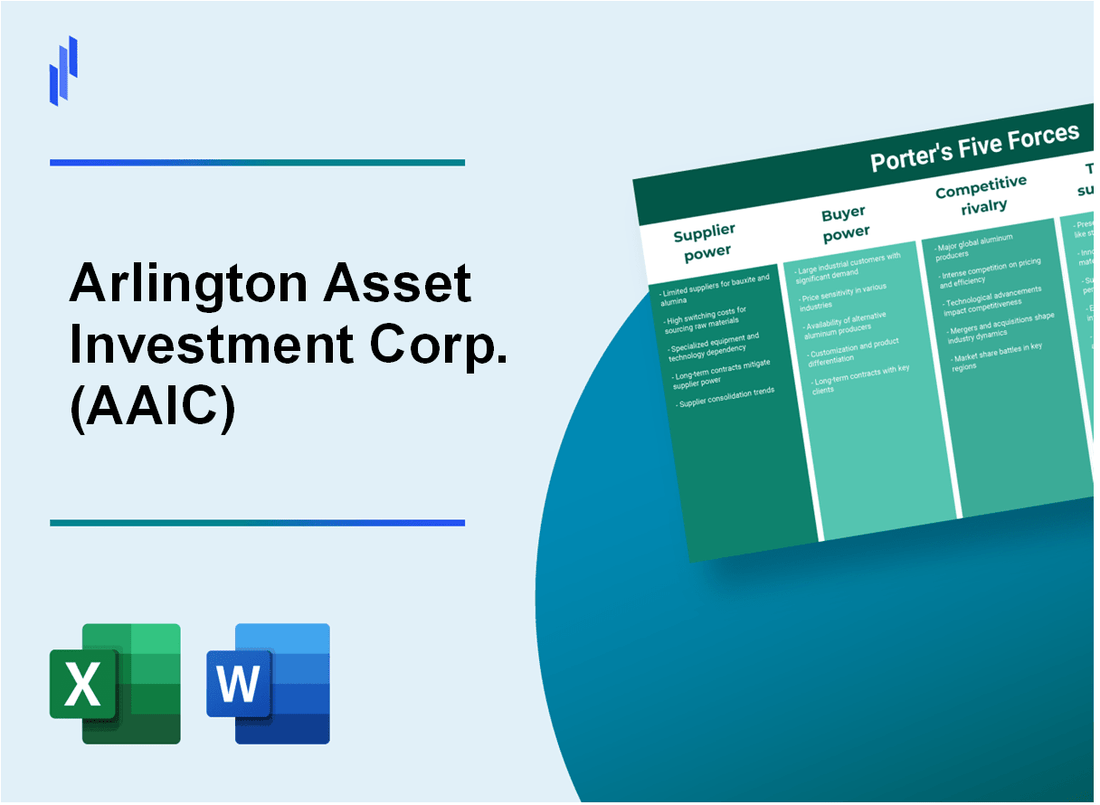 What are the Porter’s Five Forces of Arlington Asset Investment Corp. (AAIC)?