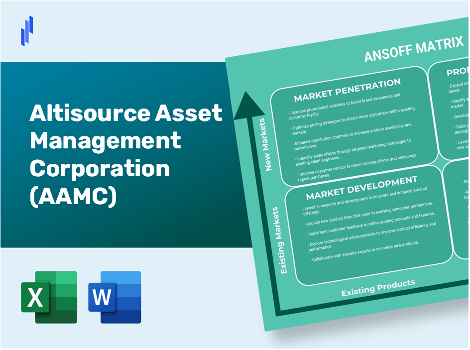 Altisource Asset Management Corporation (AAMC)Ansoff Matrix