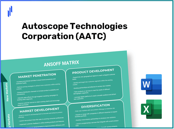 Autoscope Technologies Corporation (AATC)Ansoff Matrix