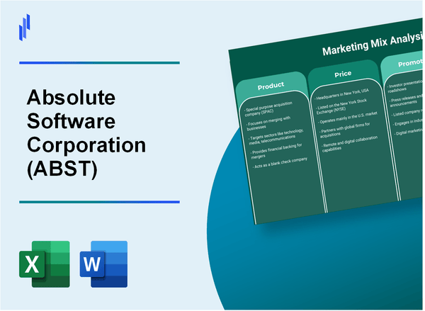 Marketing Mix Analysis of Absolute Software Corporation (ABST)