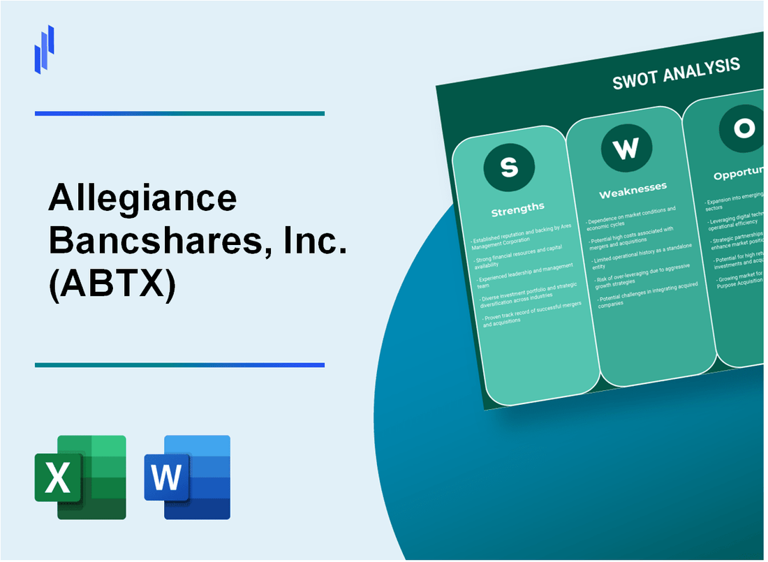 Allegiance Bancshares, Inc. (ABTX) SWOT Analysis