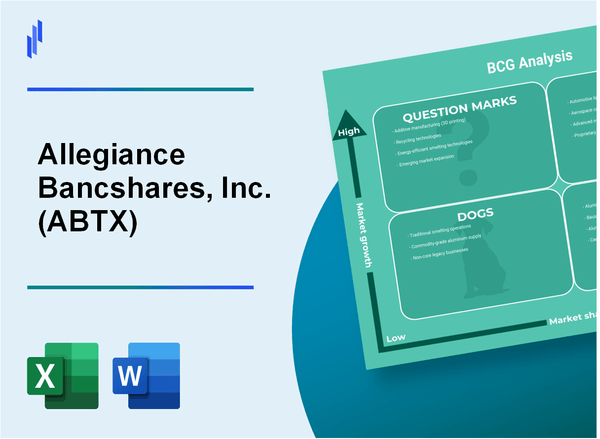 Allegiance Bancshares, Inc. (ABTX) BCG Matrix Analysis