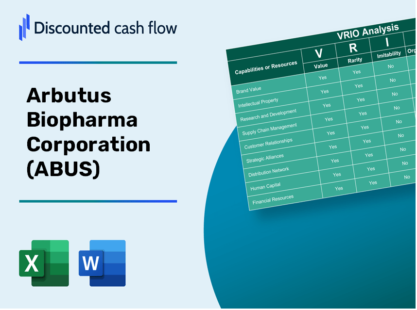 Arbutus Biopharma Corporation (ABUS): VRIO Analysis [10-2024 Updated]