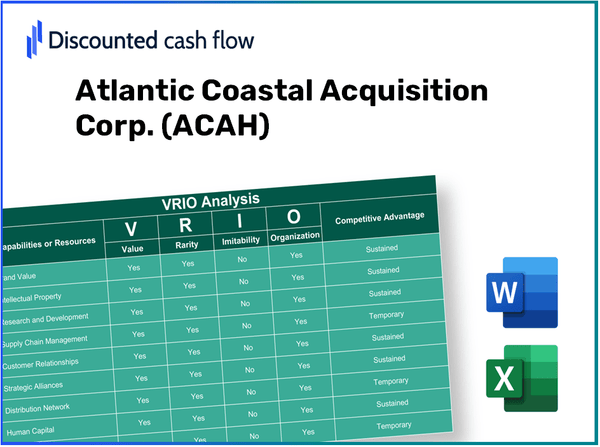 Atlantic Coastal Acquisition Corp. (ACAH): VRIO Analysis [10-2024 Updated]