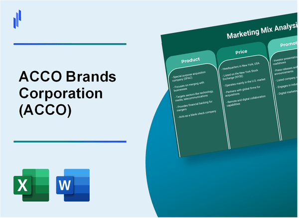 Marketing Mix Analysis of ACCO Brands Corporation (ACCO)