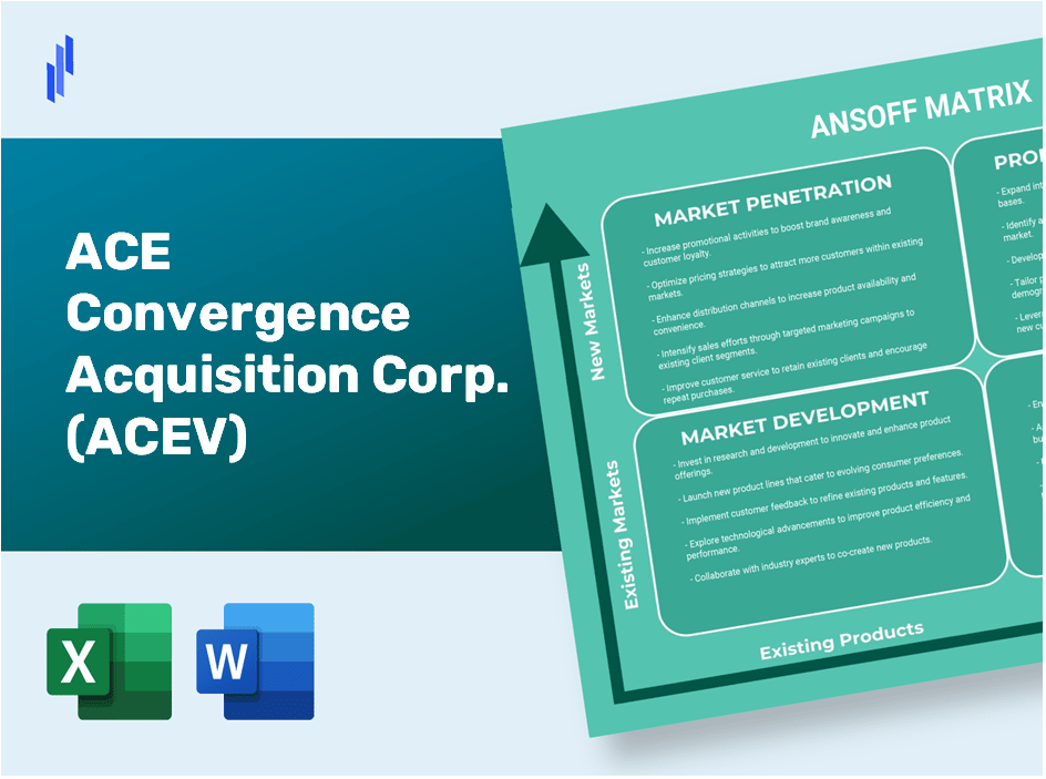 ACE Convergence Acquisition Corp. (ACEV)Ansoff Matrix