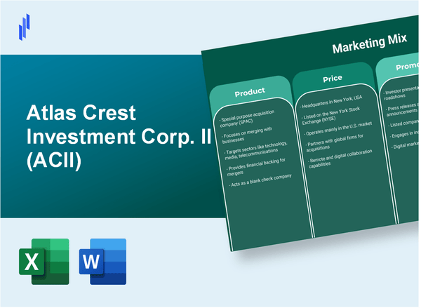 Marketing Mix Analysis of Atlas Crest Investment Corp. II (ACII)