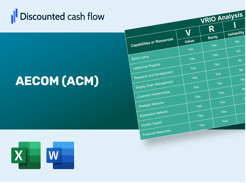 AECOM (ACM): VRIO Analysis [10-2024 Updated]