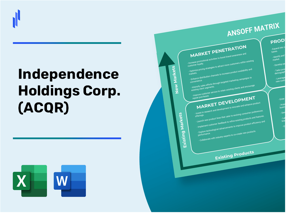 Independence Holdings Corp. (ACQR)Ansoff Matrix