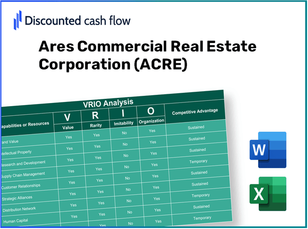 Ares Commercial Real Estate Corporation (ACRE): VRIO Analysis [10-2024 Updated]