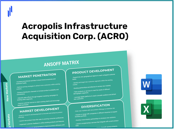 Acropolis Infrastructure Acquisition Corp. (ACRO)Ansoff Matrix