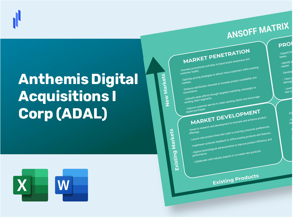 Anthemis Digital Acquisitions I Corp (ADAL)Ansoff Matrix