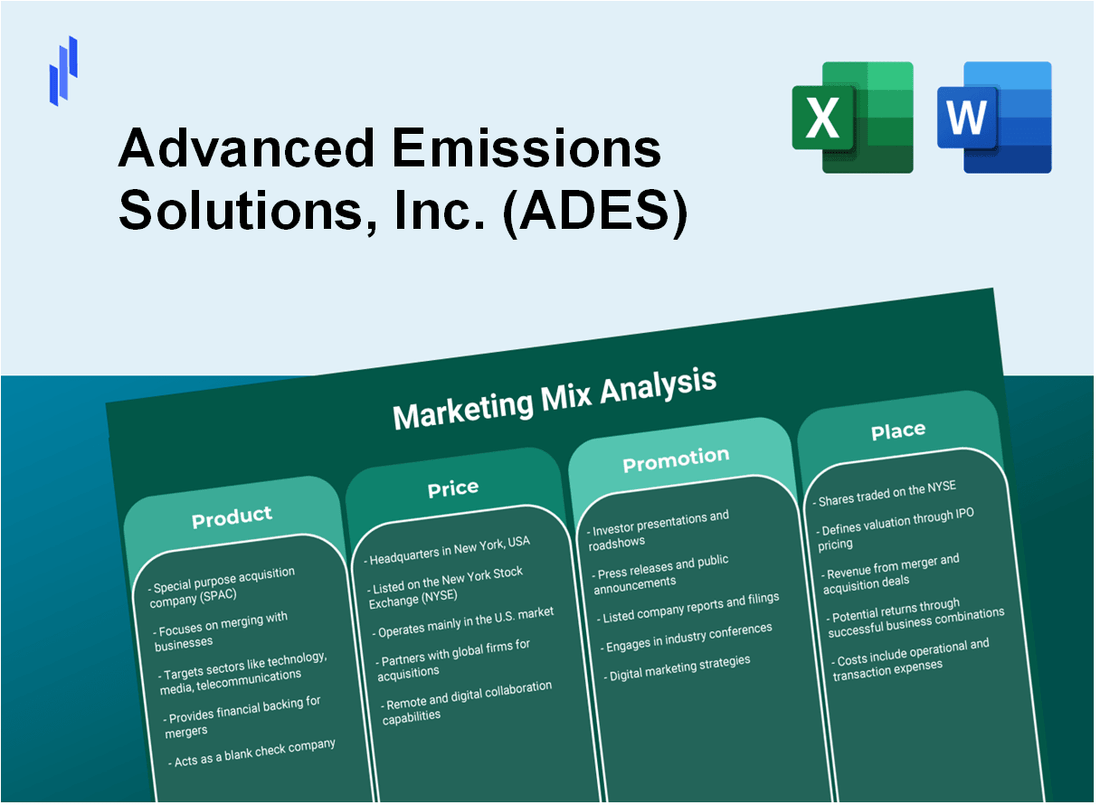 Marketing Mix Analysis of Advanced Emissions Solutions, Inc. (ADES)