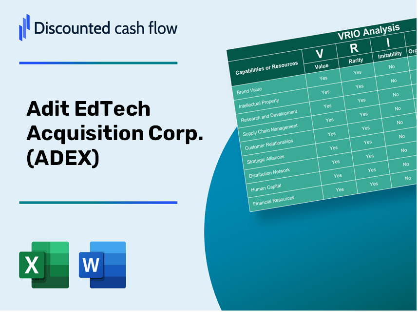 Adit EdTech Acquisition Corp. (ADEX): VRIO Analysis [10-2024 Updated]