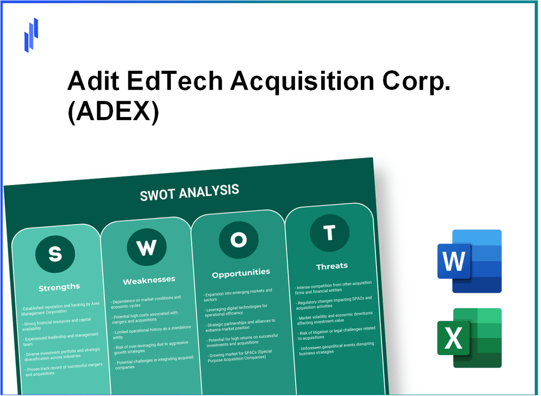 Adit EdTech Acquisition Corp. (ADEX) SWOT Analysis