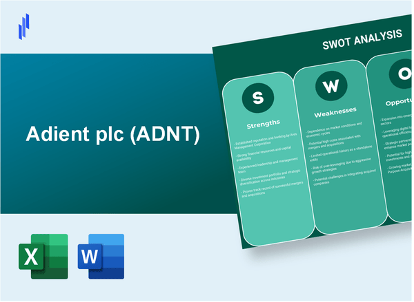 Adient plc (ADNT) SWOT Analysis