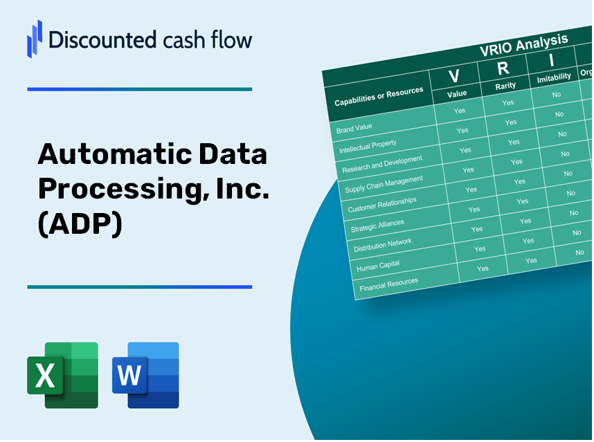 Automatic Data Processing, Inc. (ADP): VRIO Analysis [10-2024 Updated]